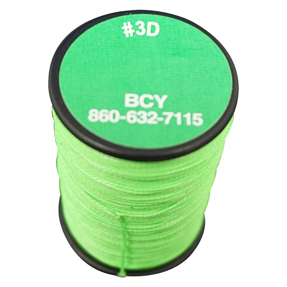 BCY 3D Dyneema End Serving Neon Green 120 yds.