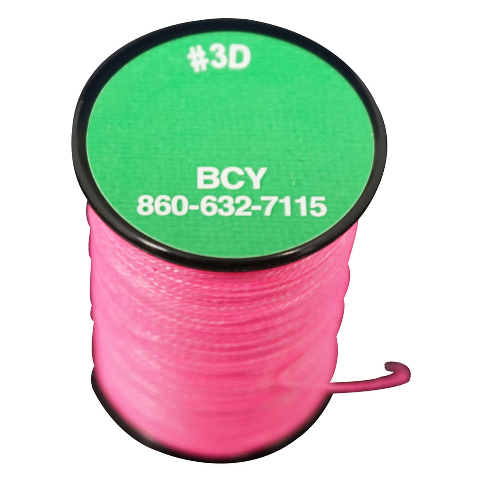 BCY 3D Dyneema End Serving Neon Pink 120 yds.