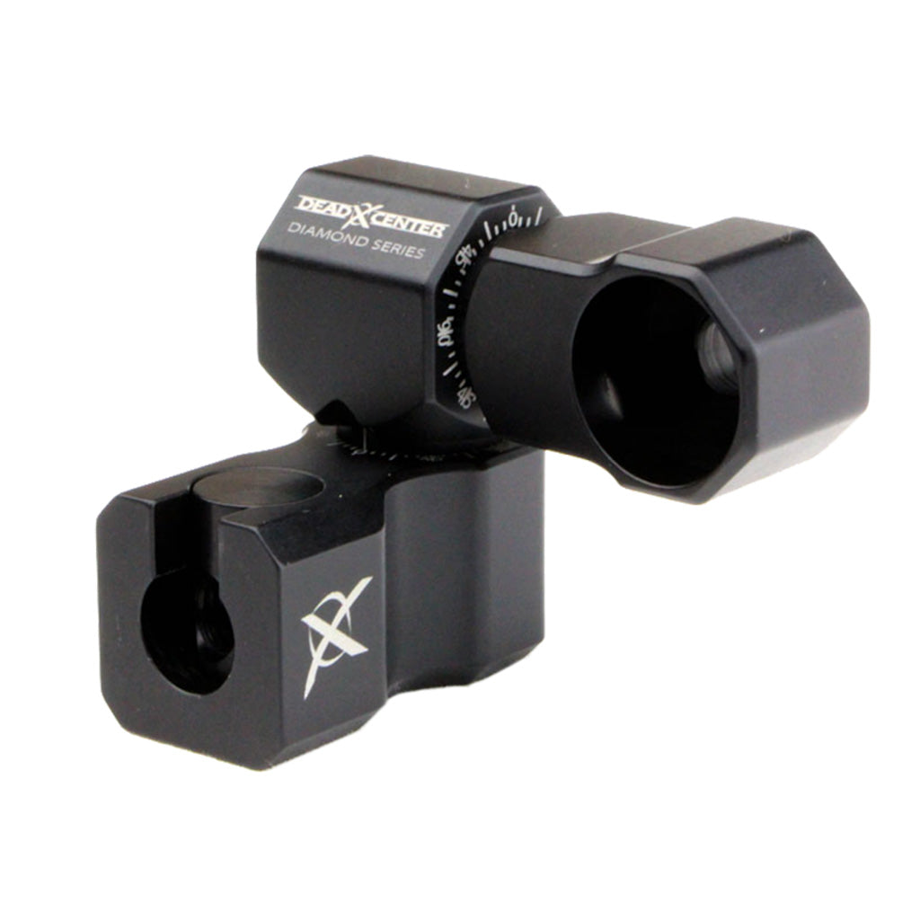 Dead Center Diamond Single Offset Mount Black - Archery Stabilizer