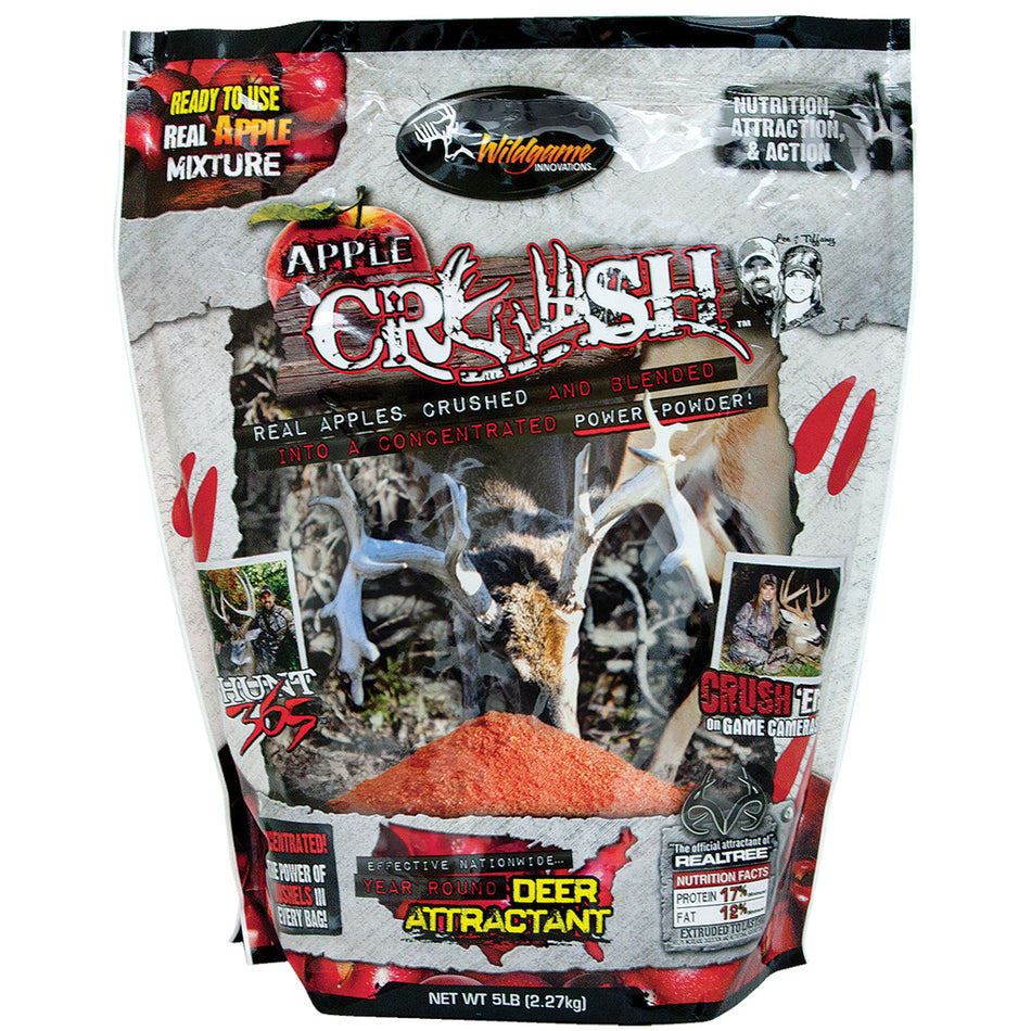 Wildgame Apple Crush Mix Attractant 5lb Deer Hunting Supplement