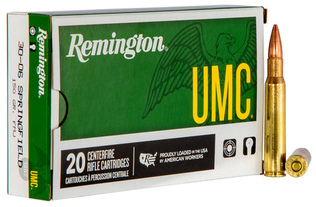 Remington .30-06 Springfield 23699 UMC Full Metal Jacket FMJ 150 Grain