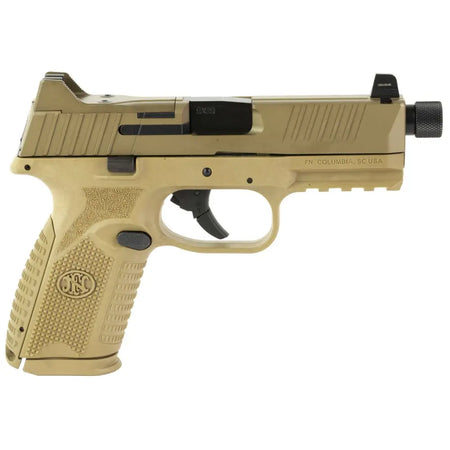 FN 509M Tactical Pistol 9mm FDE, Night Sights, Threaded Barrel, Includes 2x 10RD Magazines