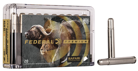 Federal .458 Winchester Mag P458T2 Premium Safari Cape-Shok Trophy Bonded Bear Claw 500 Grain