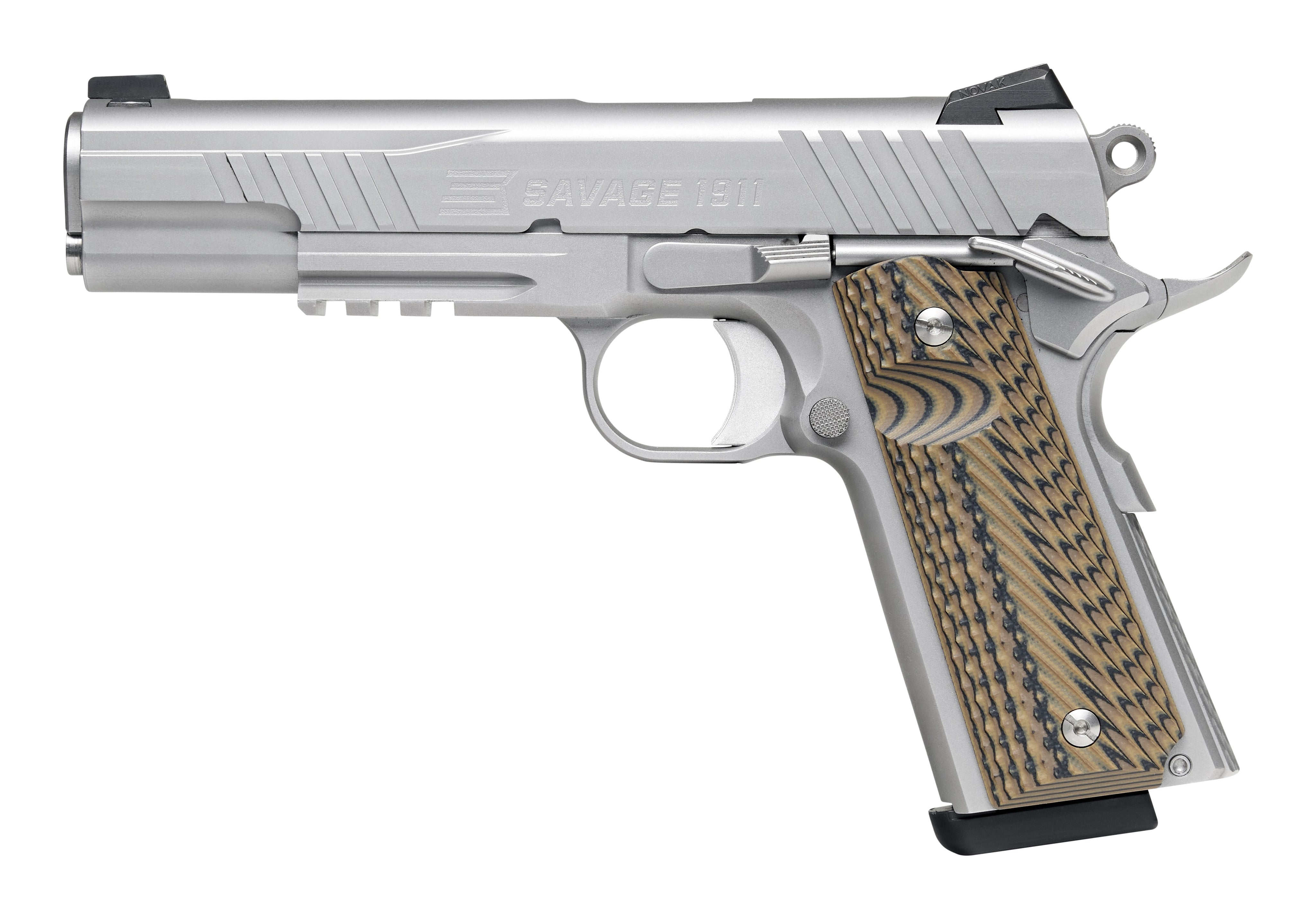 Savage Arms 1911 Government .45 ACP 5" Two-Tone Stainless/Black Melonite Pistol