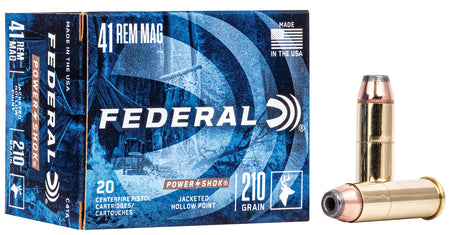 Federal .41 Remington Mag C41A Power-Shok Jacketed Hollow Point JHP 210 Grain