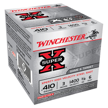 Winchester .410 Bore Shotgun Shells  #6 3/8 oz 3 in