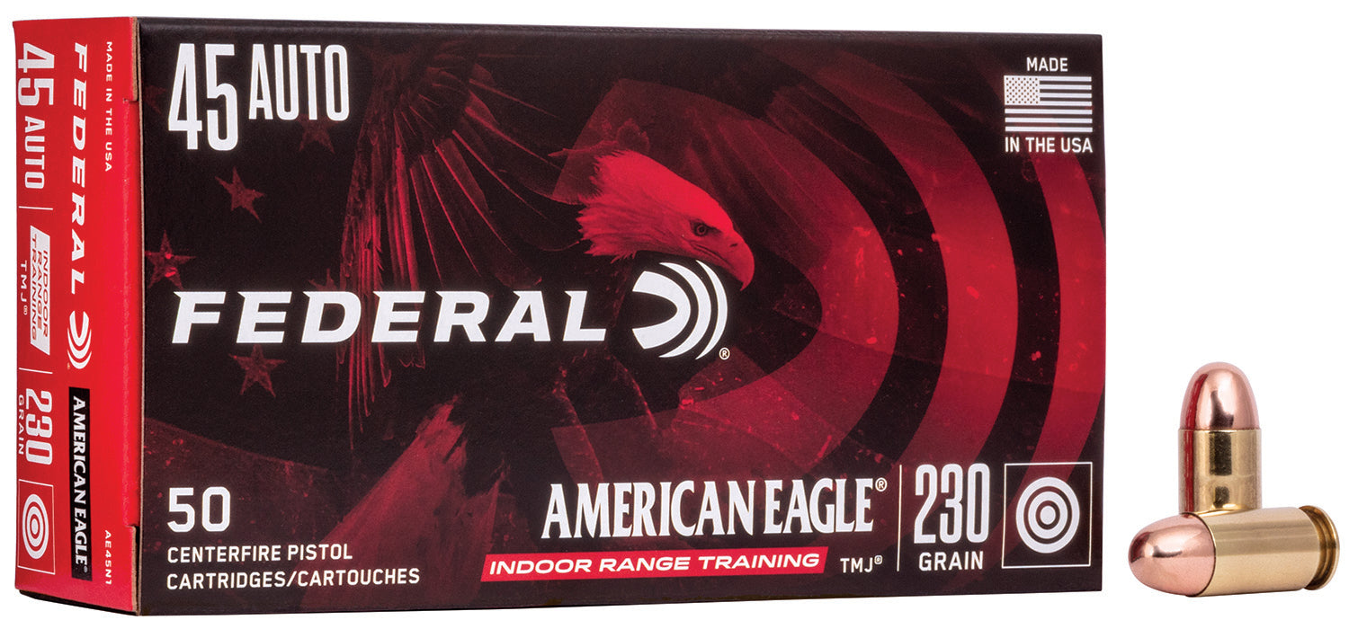 American Eagle .45 ACP/Auto AE45N1 IRT Total Metal Jacket TMJ 230 Grain