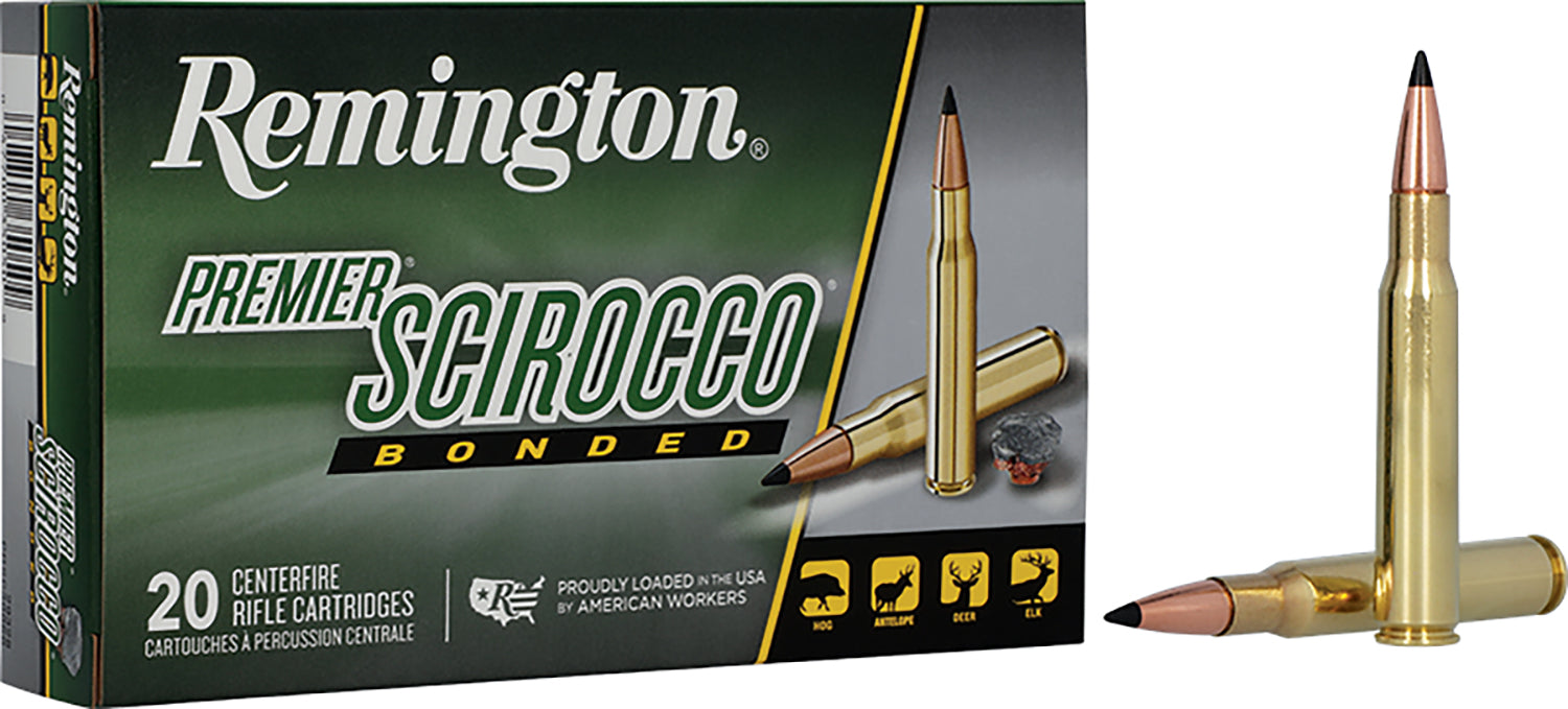 Remington 7mm Remington Mag 29316 Premier Scirocco Bonded Swift Scirocco II Bonded Polymer Tip 150 Grain