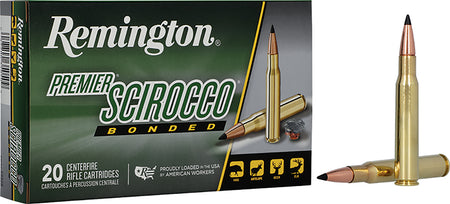 Remington 7mm Remington Mag 29316 Premier Scirocco Bonded Swift Scirocco II Bonded Polymer Tip 150 Grain