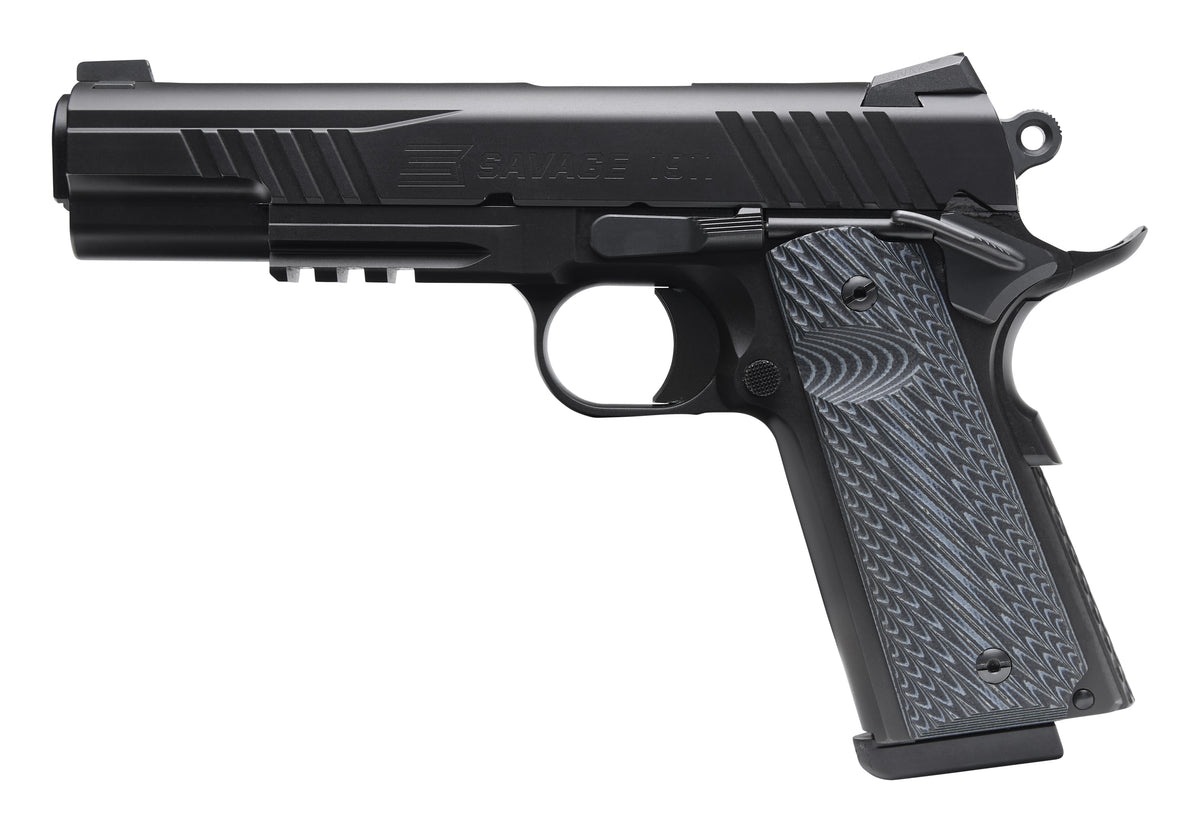 Savage Arms 67211 1911 Government 9mm Luger 10+1 5" Black Nitride Pistol