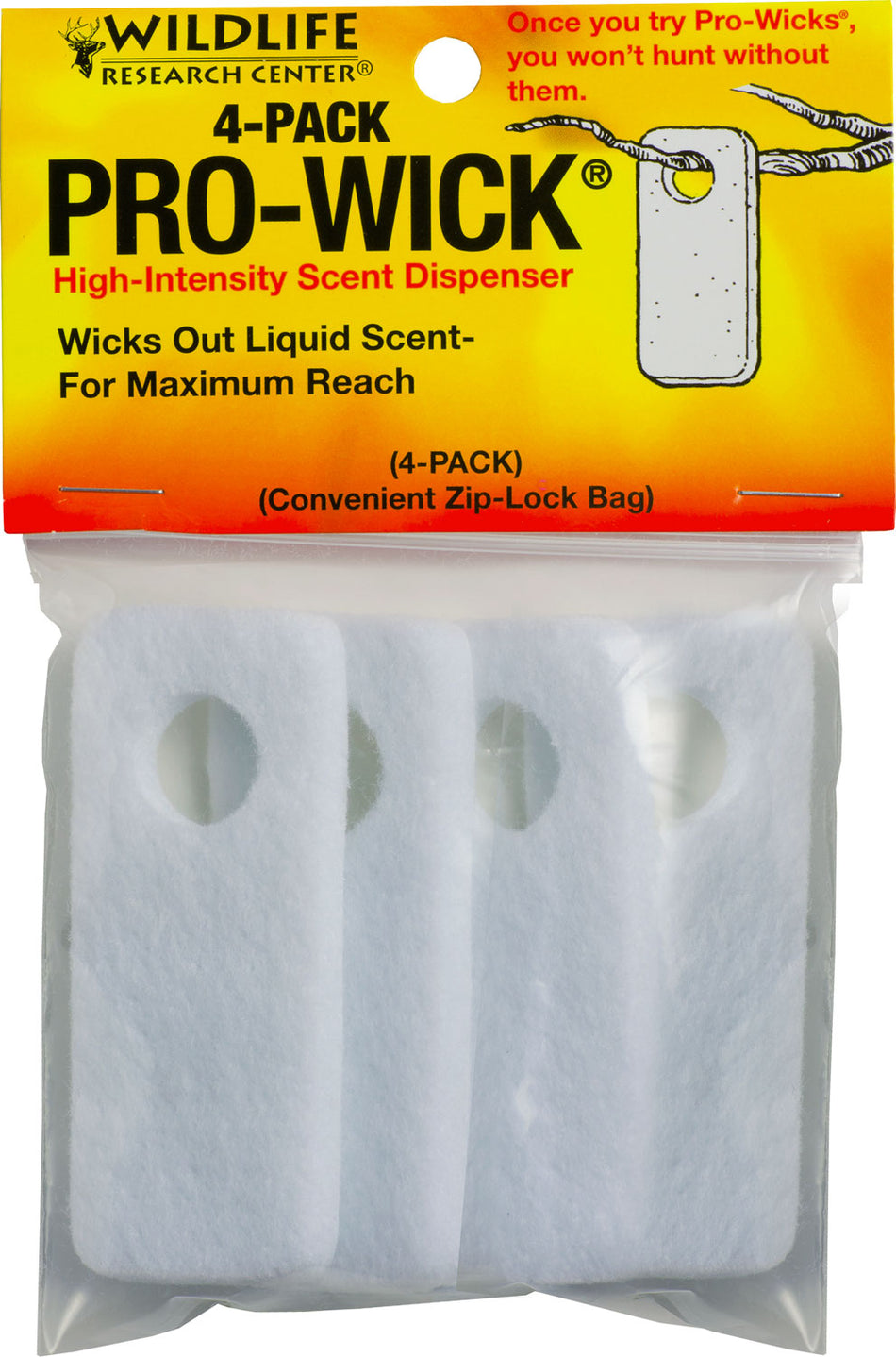 Wildlife Research Pro-Wick Felt Scent Wicks 4 Per Package