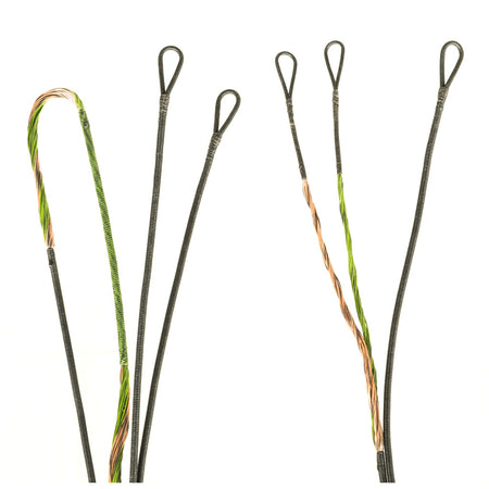 FirstString Premium String Kit Green/Brown - Hoyt Spyder30 3Cam Compound Bow