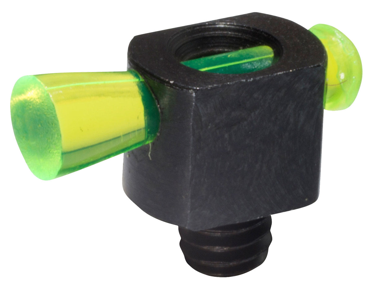 HiViz BD1007G Spark II Shotgun Bead Replacement Front Sight Black | Green Fiber Optic