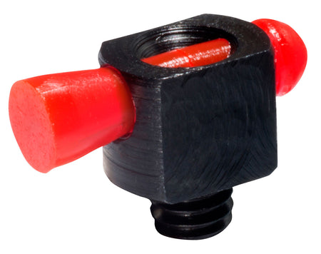 HiViz BD1008R Spark II Shotgun Bead Replacement Front Sight Black | Red Fiber Optic