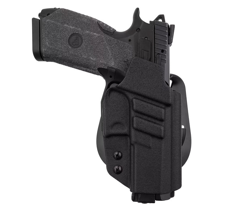 1791 Gunleather Tactical OWB Paddle Holster CZ P10C/P10F/P10S Black Right Hand