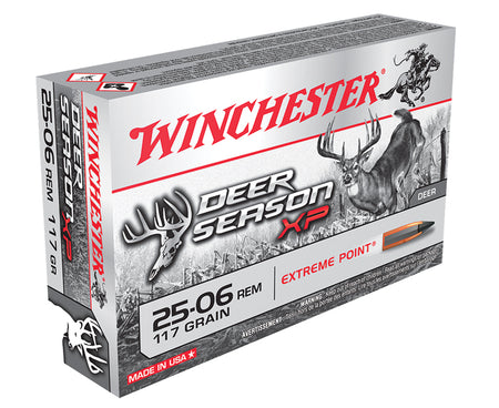 Winchester .25-06 Remington Rifle Ammo  Copper Extreme Point Lead-Free CSHP 117 grain 