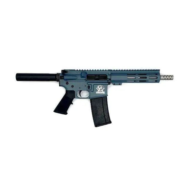 Great Lakes Firearms .223 Wylde Pistol, 7.5" STS Titanium Blue Barrel, 30-Round Capacity