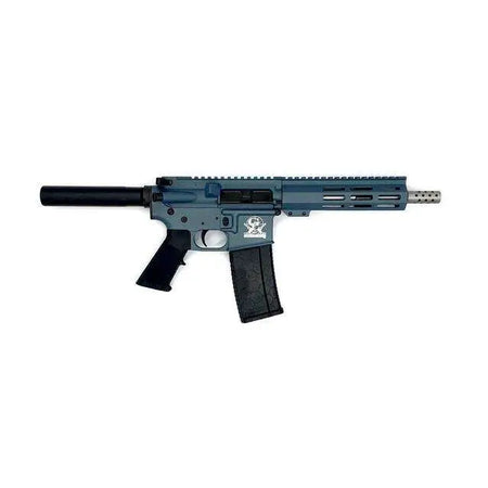 Great Lakes Firearms .223 Wylde Pistol, 7.5" STS Titanium Blue Barrel, 30-Round Capacity