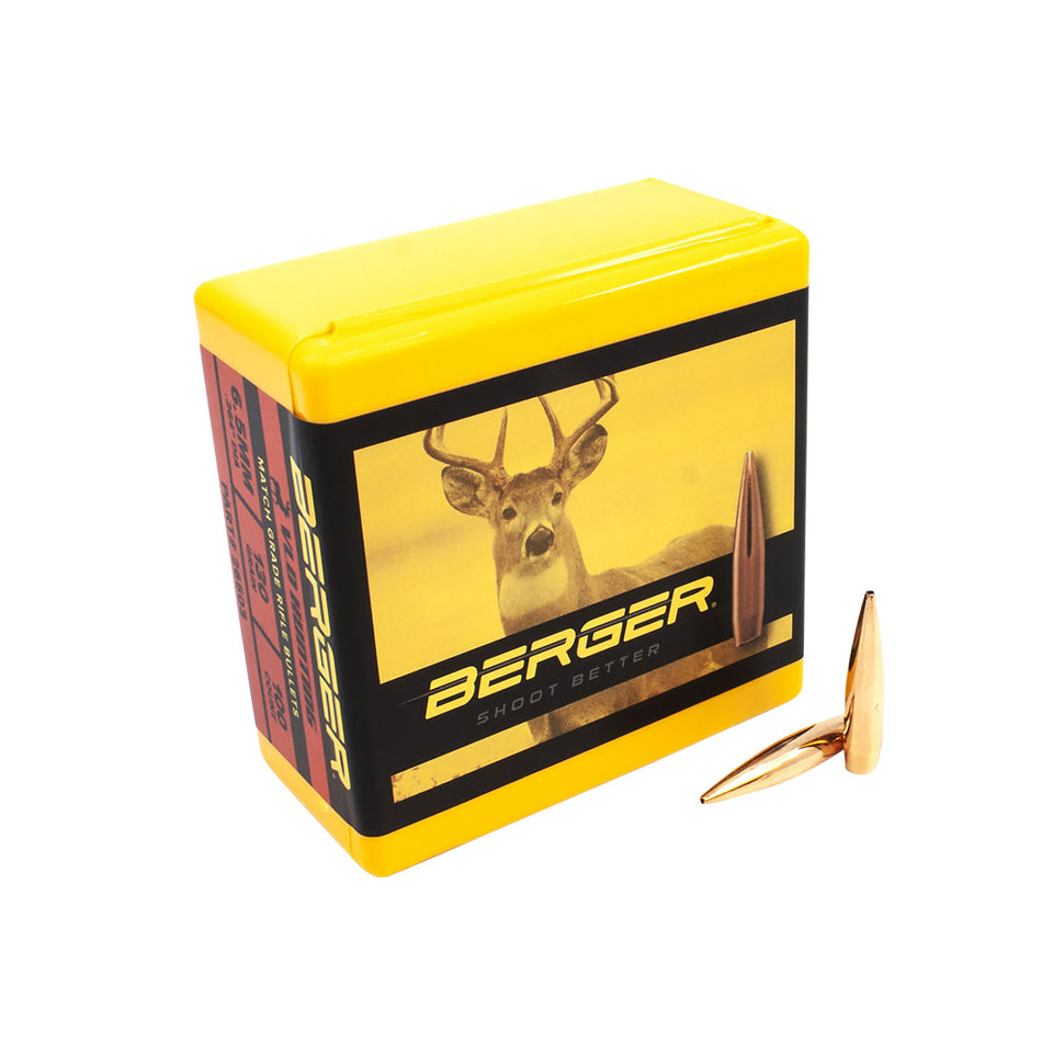 Berger Bullets 6.5 Creedmoor 130gr VLD Hunting Match Grade 100-Count Box