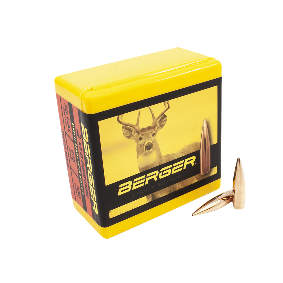 Berger Bullets 30Cal 175gr VLD Hunting Long Range 100-Count Box