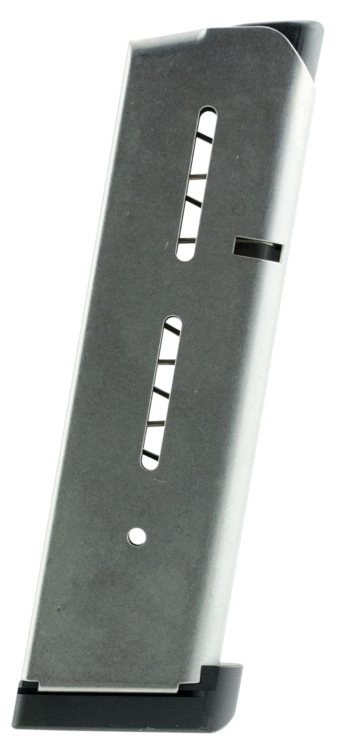 Wilson Combat 47D 8-Round 1911 .45 ACP Stainless Magazine with Standard Floor Plate