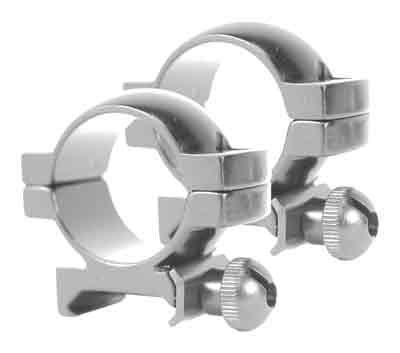 Simmons Weaver Ring Set 1" Tube Medium Height Silver
