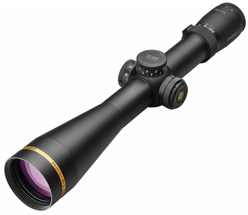 Leupold 171580 VX-6HD 4-24x 52mm Obj 34mm Tube SFP Illuminated Impact-23 MOA Scope - Black Matte
