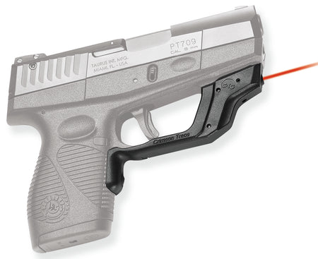 Crimson Trace 0160001 Laserguard Red Laser Sight for Taurus Slim 709/708/740, Black Polymer