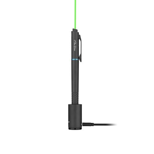 Olight O-Pen Glow Black Pen Light with Green Laser Pointer