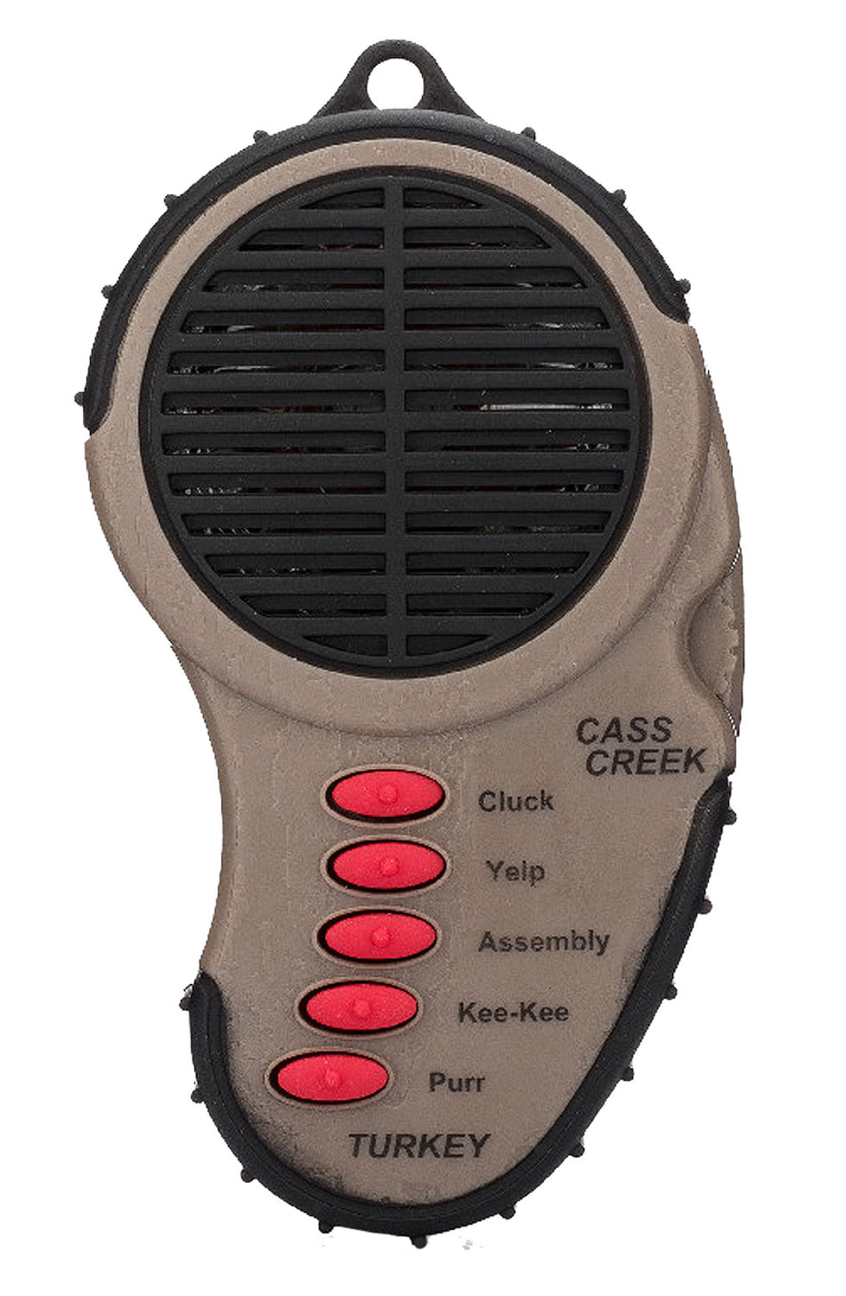 Cass Creek 969 Ergo Electronic Turkey Game Call, 5 Real Turkey Sounds, Brown