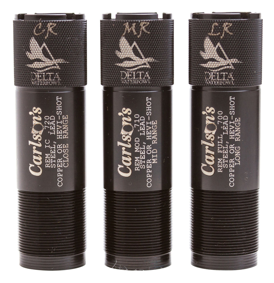 Carlson's Choke Tubes Delta Waterfowl Remington 12 Gauge Stainless Mid/Long/Close Range