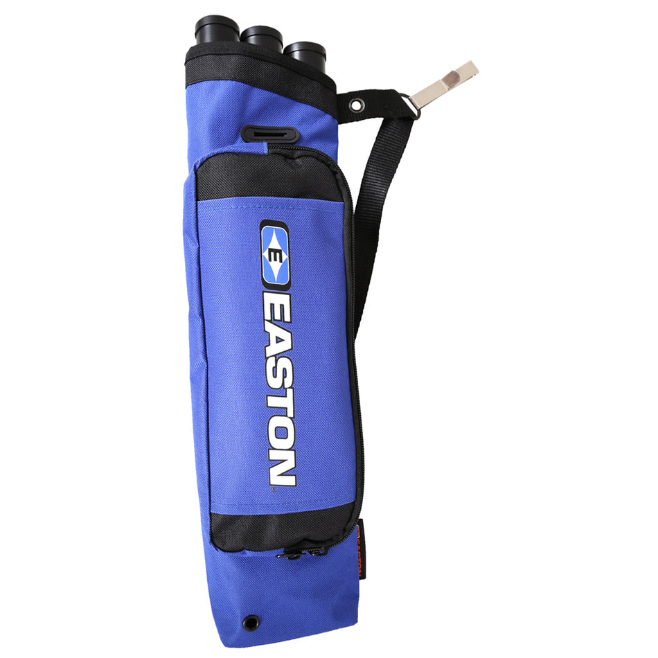 Easton Blue Flipside 3-Tube Archery Hip Quiver with Accessory Grommet RH/LH