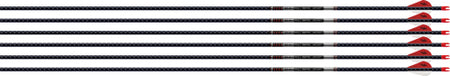 Easton Arrow 5MM FMJ 340 Half-Out Insert 6-Pack Blazer Vanes