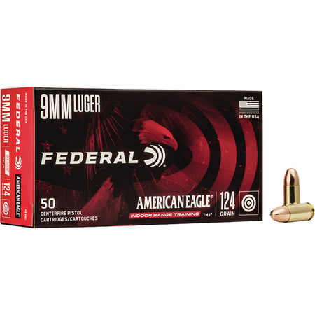 American Eagle 9mm Luger/Parabellum AE9N1 029465093532 Total Metal Jacket TMJ 124 Grain