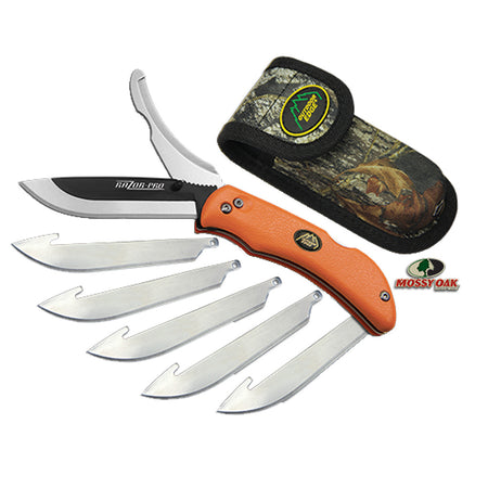 Outdoor Edge Razor-Pro Orange Double Blade Folder 6 Blades