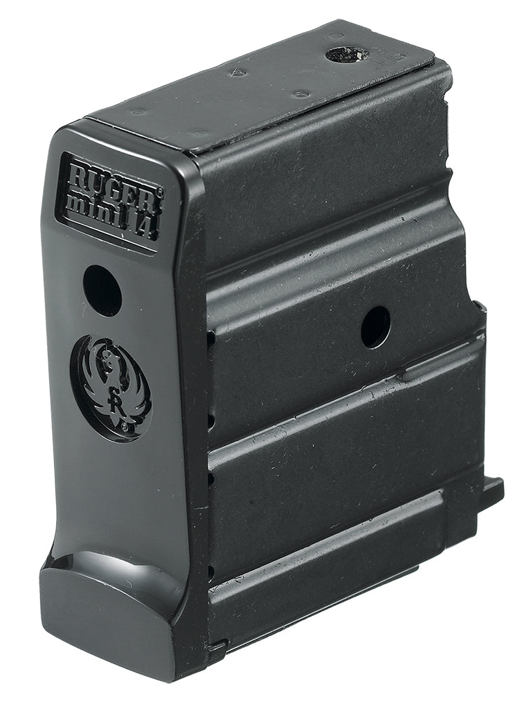 Ruger 90009 Mini-14 223 Rem 5-Round Detachable Mag, Blued Steel