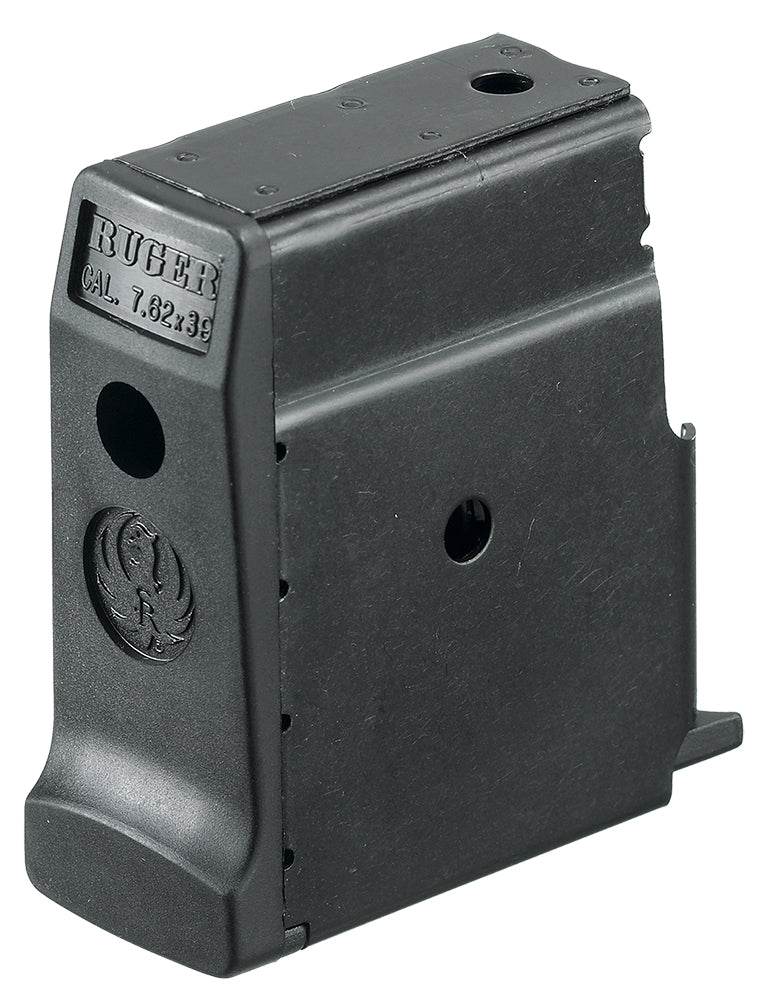 Ruger 90012 7.62x39mm 5-Round Mag for Ruger Mini Thirty and American Rifle Ranch, Blued Steel