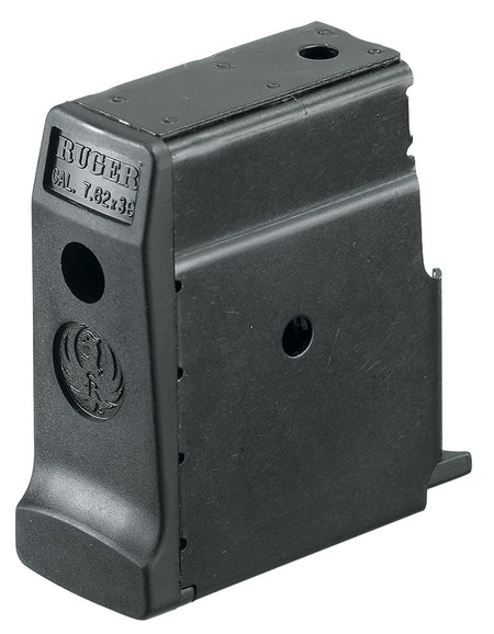 Ruger 90012 7.62x39mm 5-Round Mag for Ruger Mini Thirty and American Rifle Ranch, Blued Steel