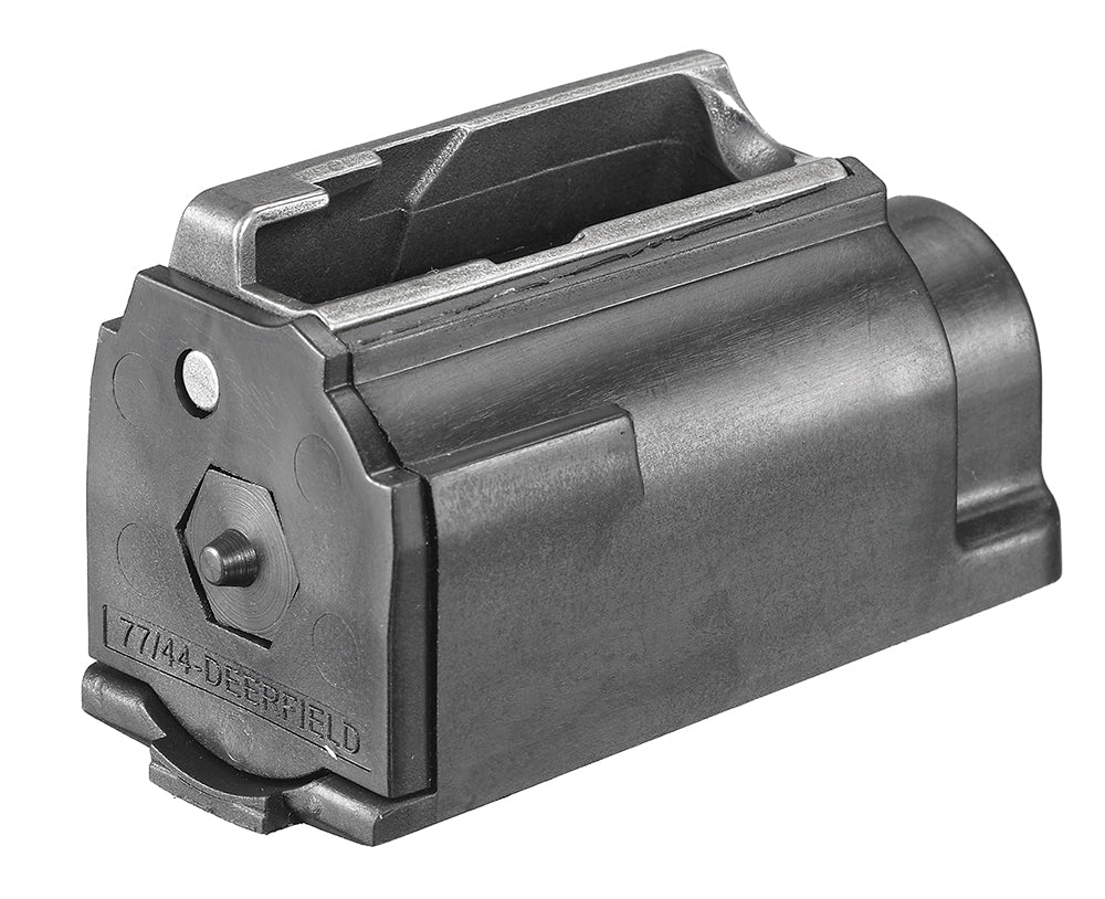 Ruger 90176 44 Rem Mag 4-Round Rotary Mag for Ruger 77/44 Rifle, Black Plastic