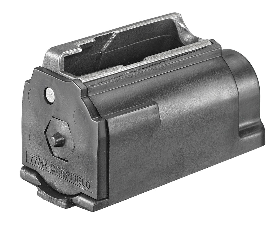 Ruger 90176 44 Rem Mag 4-Round Rotary Mag for Ruger 77/44 Rifle, Black Plastic