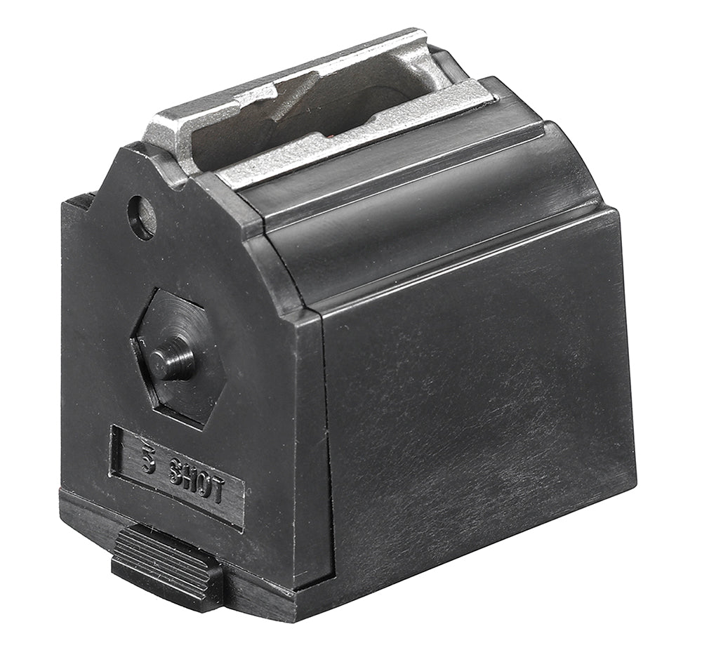 Ruger 90041 BX-15 22 LR 5-Round Rotary Mag for Ruger 10/22, SR, American Rimfire and Charger, Black