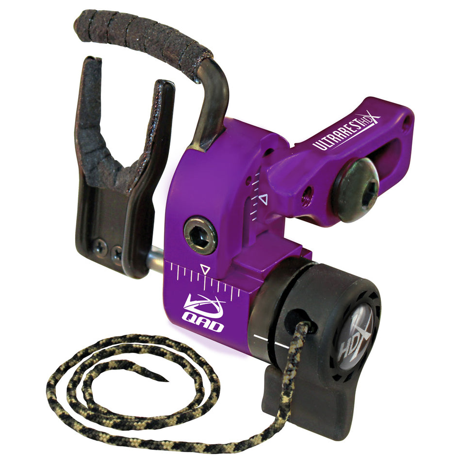 QAD UltraRest HDX Purple RH Drop-Away Bow Arrow Rest