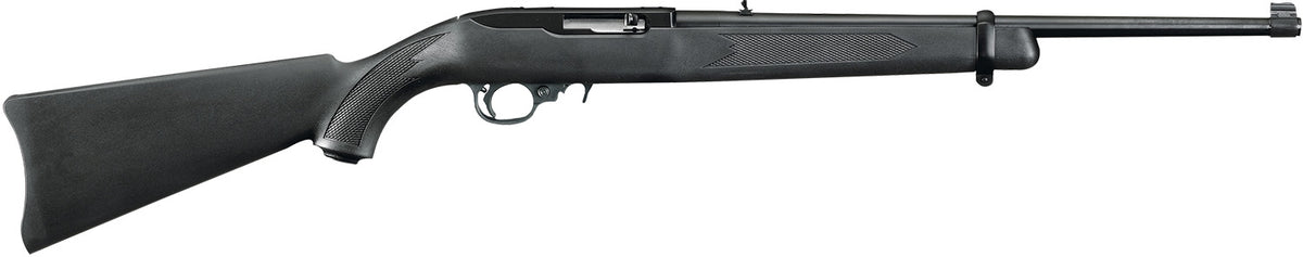 Ruger 10/22 Carbine Full-Size .22 LR 10-Round 18.5" Satin Black Rifle with Black Synthetic Stock