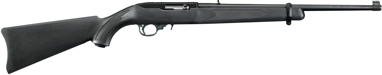 Ruger 10/22 Carbine Full-Size .22 LR 10-Round 18.5" Satin Black Rifle with Black Synthetic Stock