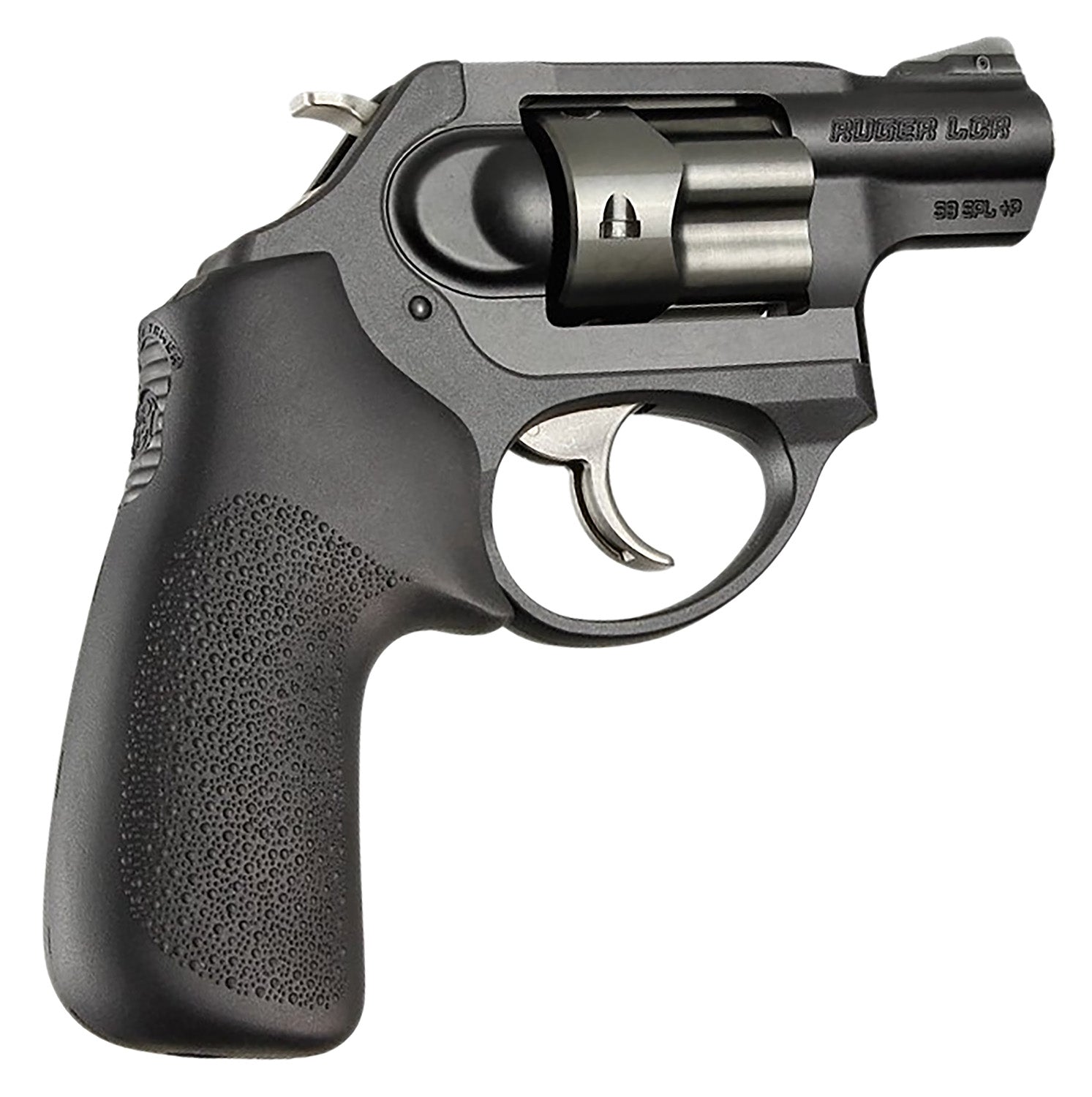 Hogue 78030 Ruger LCR/LCRx Tamer Black Rubber Grip No Finger Grooves
