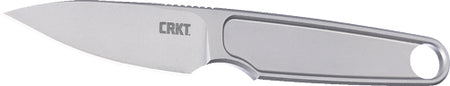 CRKT Hangti Drop Point Fixed Blade Knife 1.68" Titanium w/Sheath