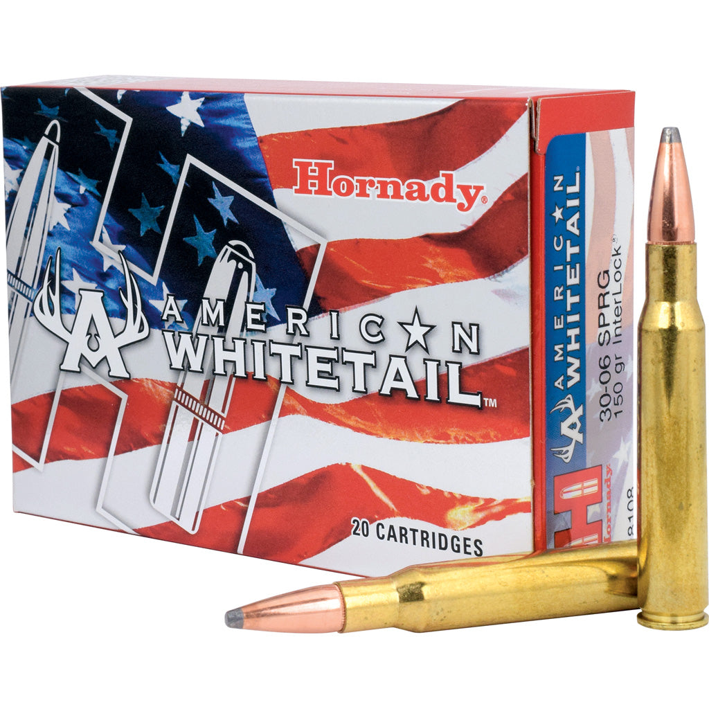 Hornady .30-06 Springfield 8108 American Whitetail InterLock Spire Point 150 Grain