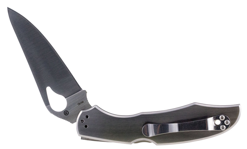 Spyderco Byrd Cara Cara 2 BY03P2 3.75" Plain Spear Point 8Cr13MoV Stainless Blade Steel Handle Folding Knife