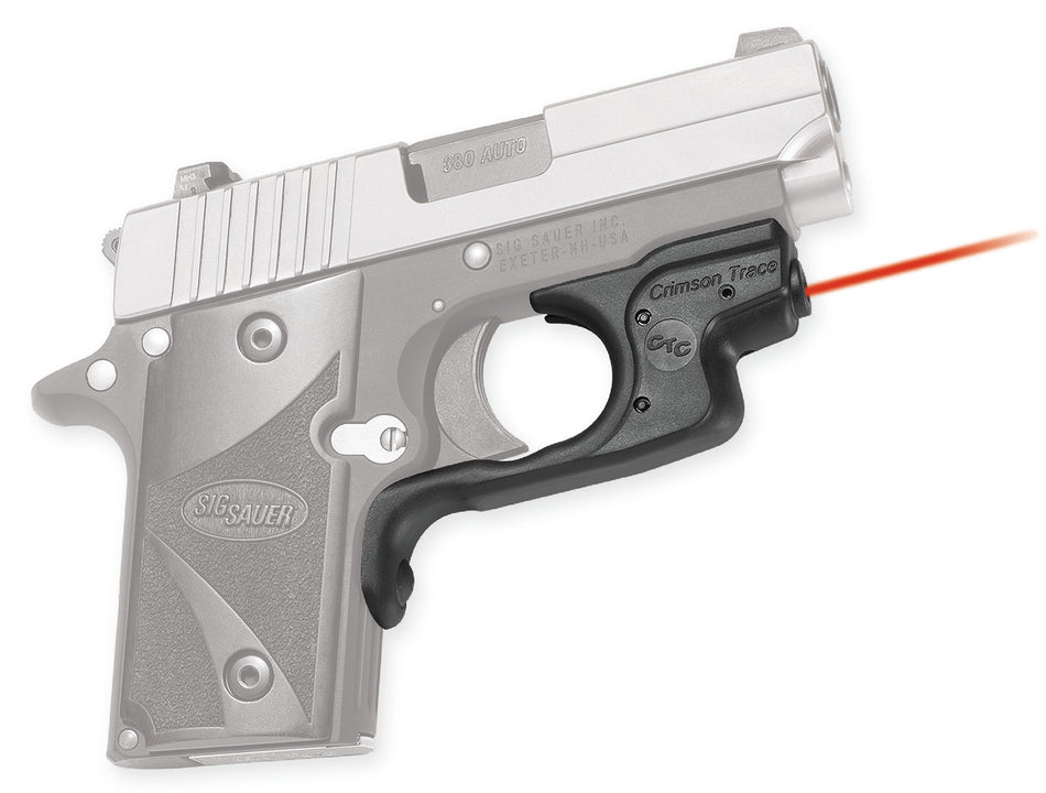 Crimson Trace Laserguard Sig P238/P938 Red Laser Sight, Instinctive Activation, Black Polymer