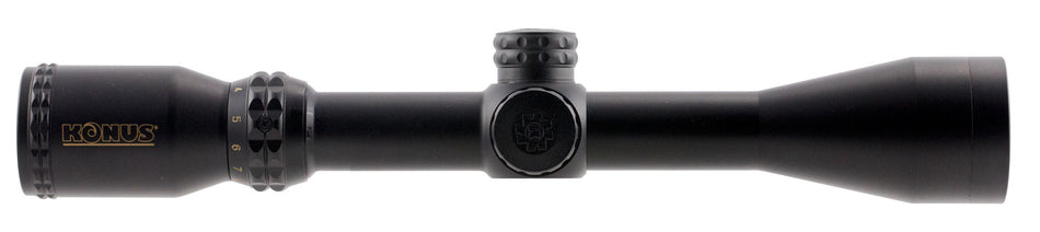 Konus KonusPro 550 7276 3-9x40 1-Inch Tube Blue/Red Illuminated Ballistic 550 Dot Reticle Scope